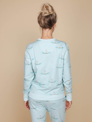 Indische Waterlelies Sweater Dames from SNURK