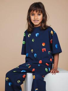 Building Blocks Cropped T-Shirt Kids via SNURK