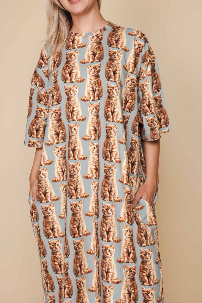Bowie Relaxed Tee Dress Dames from SNURK