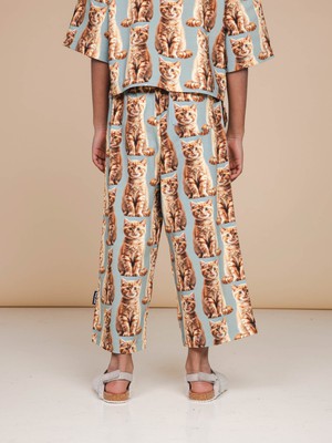 Bowie Cropped T-shirt en Wijde broek set Kids from SNURK