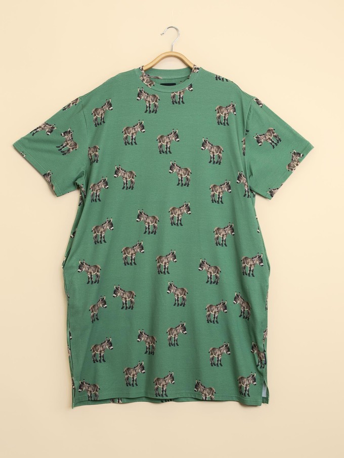 Donkeys Relaxed Tee Dress Dames from SNURK