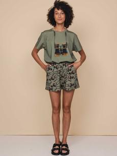 Binoculars T-shirt en Shorts set Dames via SNURK