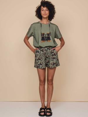 Binoculars T-shirt en Shorts set Dames from SNURK