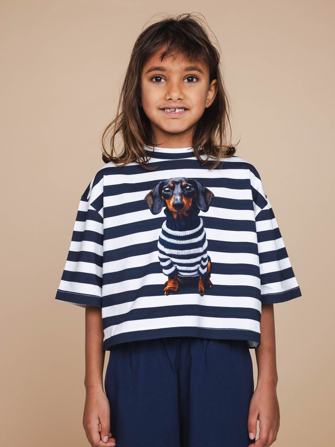Pierre Cropped T-Shirt Kids from SNURK