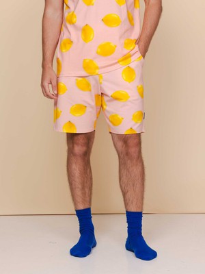 Lemon T-shirt en Shorts set Heren from SNURK