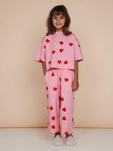 Lollipop Love Cropped T-shirt en Wijde broek set Kids via SNURK