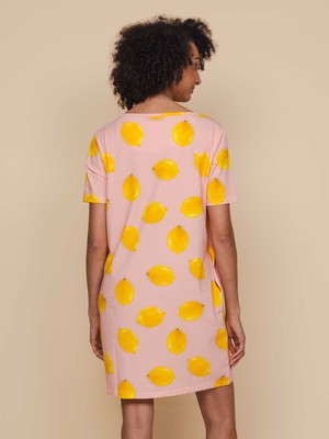 Lemon T-shirt Dress Dames from SNURK
