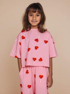 Lollipop Love Cropped T-Shirt Kids via SNURK