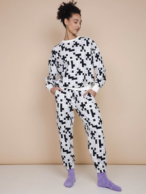 Crossword Sweater en Broek set Unisex from SNURK