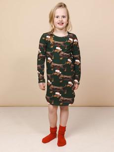 James Xmas Long Sleeve Dress Kids via SNURK