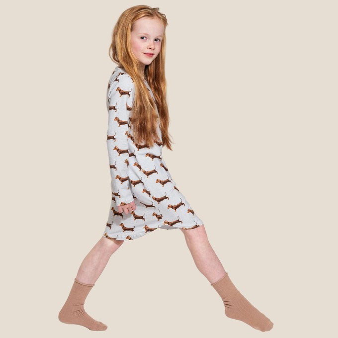 James Grey Long Sleeve Dress Kids from SNURK