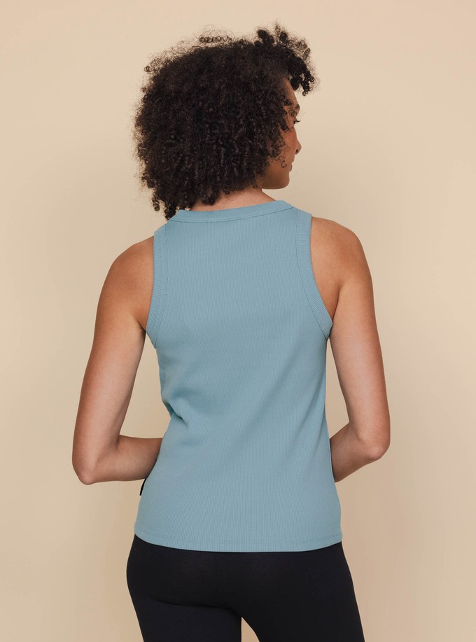 Dusty Aqua Tanktop Dames from SNURK