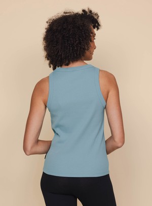 Dusty Aqua Tanktop Dames from SNURK