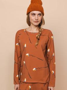 Marshmallow T-shirt lange mouwen Dames via SNURK