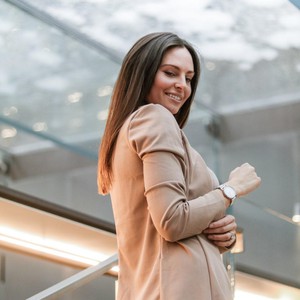 White Solar Watch | Black Mesh from Solios Watches