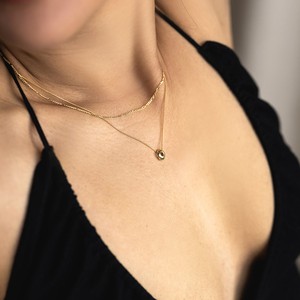 Shell Necklace - Gold 14k from Solitude the Label