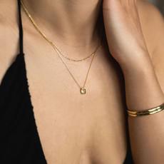 Shell Necklace - Gold 14k via Solitude the Label