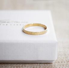 Structure Ring - Gold 14k van Solitude the Label