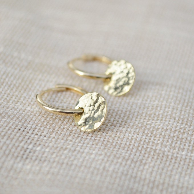 Element Earhoops - Gold 14k from Solitude the Label