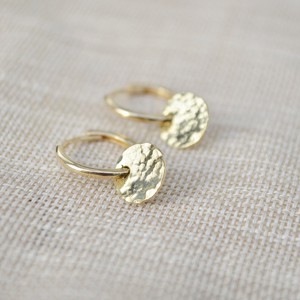 Element Earhoops - Gold 14k from Solitude the Label