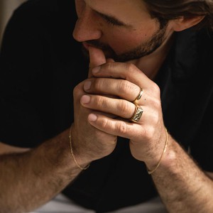Facet Ring - Gold 14k from Solitude the Label