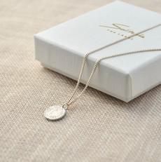 Coin Necklace - Silver van Solitude the Label