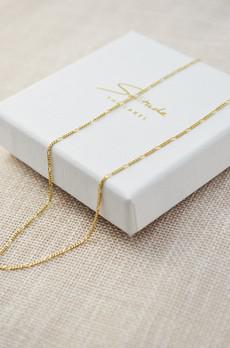 Figaro Necklace - Gold 14k via Solitude the Label