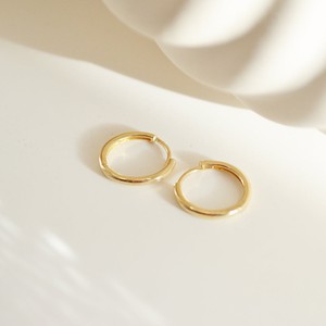Earhoops easy - Gold 14k from Solitude the Label