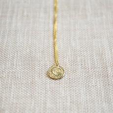 Coin Necklace - Gold 14k van Solitude the Label