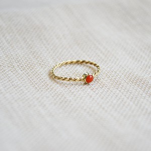 Coral Ring - Gold 14k from Solitude the Label