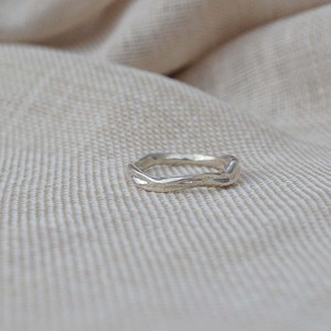 Wave Ring - Silver from Solitude the Label