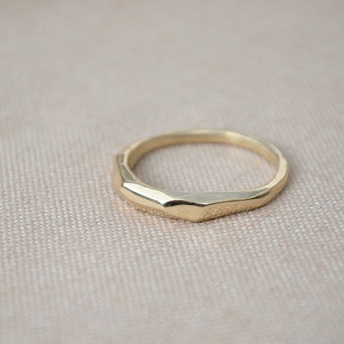 Facet Ring - Gold 14k from Solitude the Label
