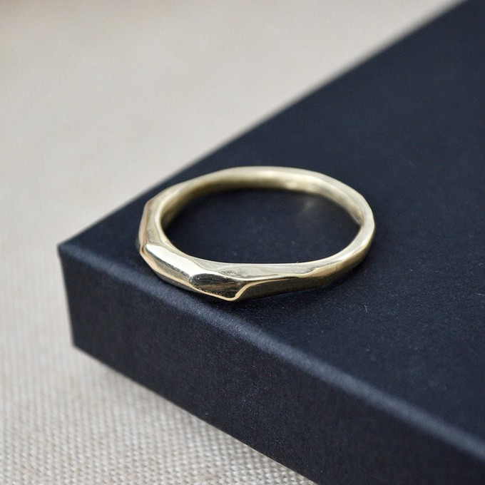 Facet Ring - Gold 14k from Solitude the Label