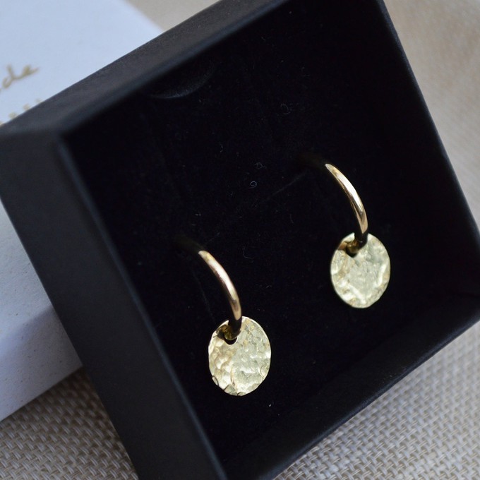 Element Earhoops - Gold 14k from Solitude the Label