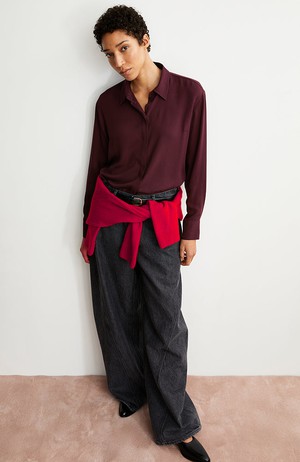 Larisaana blouse cranberry from Sophie Stone