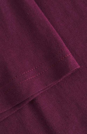 Stockholm base t-shirt fig red from Sophie Stone