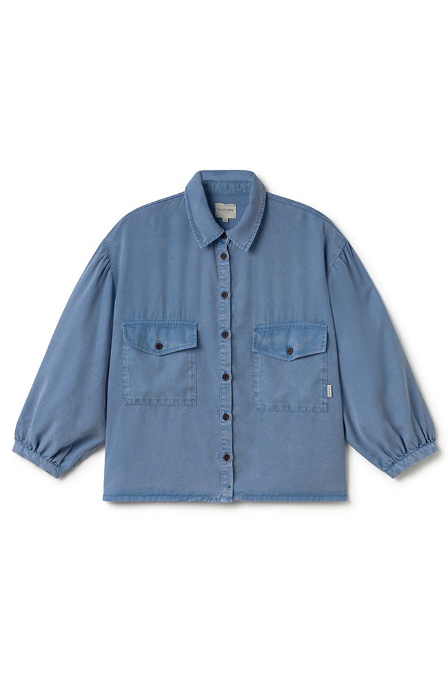 Hamushin blouse washed blue from Sophie Stone