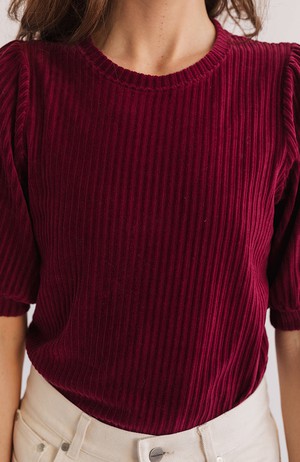 Horst shirt cranberry from Sophie Stone