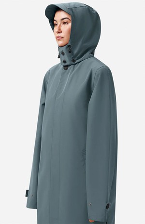 Mac regenjas blue grey from Sophie Stone