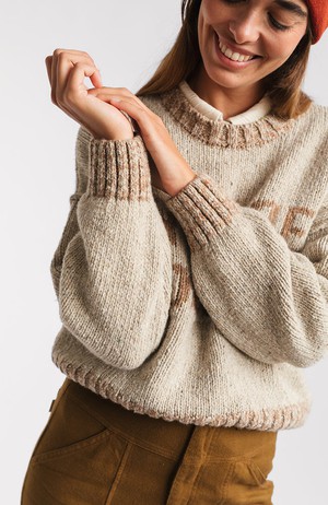 Cushendall trui beige from Sophie Stone