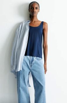 Ashraani blue noon top via Sophie Stone