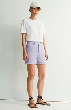 Sheaari denim shorts soft lilac via Sophie Stone