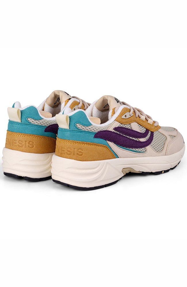 G-eco '99 Multi Flowers Sand/Wheat/Purple/Petrol from Sophie Stone