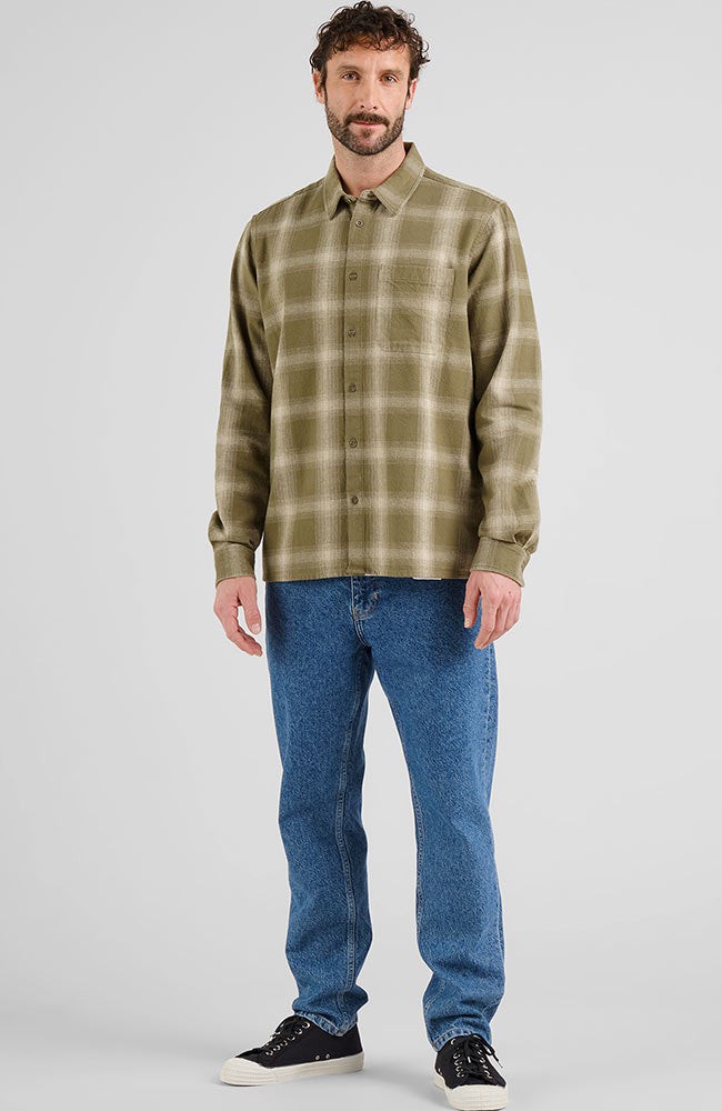Rute overhemd flannel check green from Sophie Stone