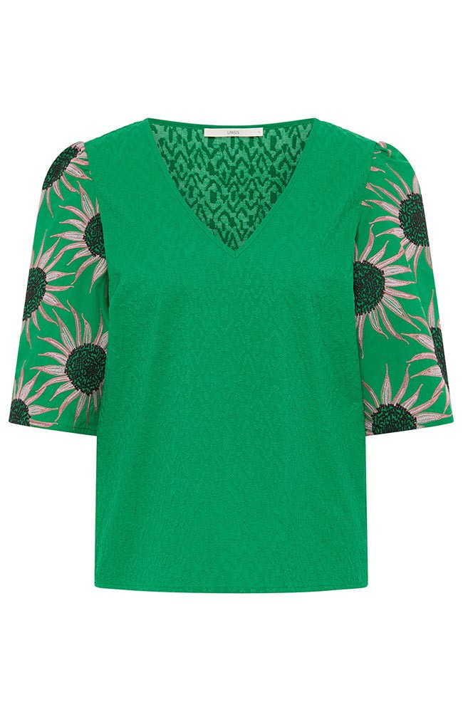 Blouse bloem groen from Sophie Stone