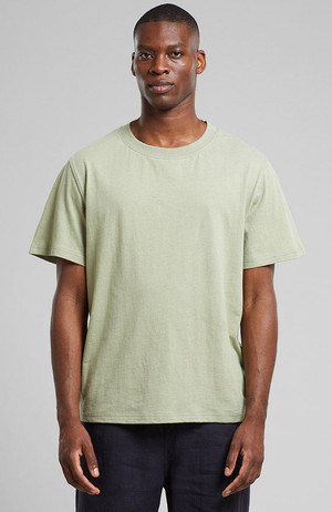 Gustavsberg Hemp Tea Green t-shirt from Sophie Stone