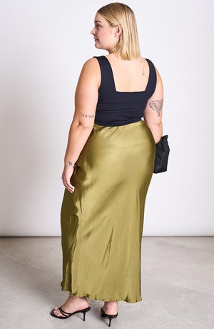 Serin maxi rok woody olive from Sophie Stone