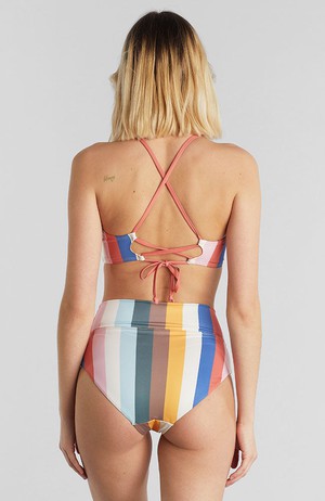 Bikinibroekje Slite stripes multi from Sophie Stone