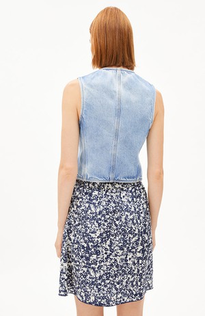 Sineriaa gilet denim atlas from Sophie Stone