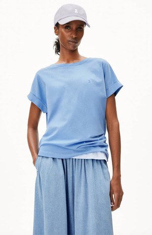 Idaara t-shirt silky blue from Sophie Stone